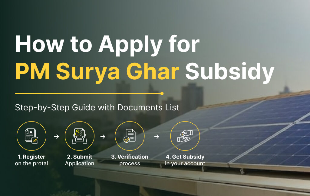 How to Apply for PM Surya Ghar Subsidy: Step-by-Step Guide with Documents List