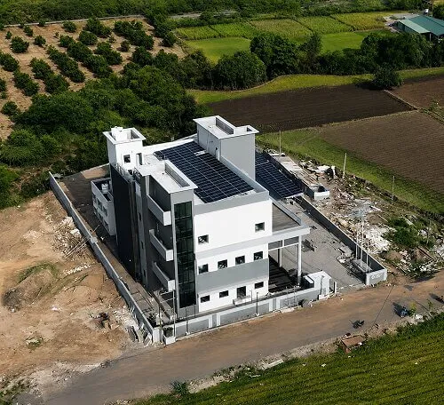 Professional solar installation